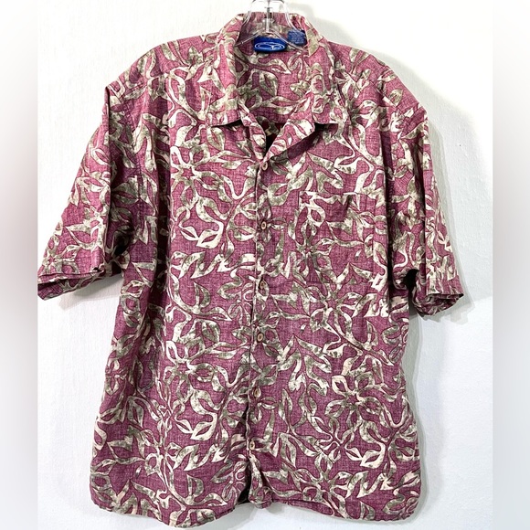 VINTAGE HAWAIIAN 100% COTTON BUTTON UP SHIRT #18 - Picture 1 of 6